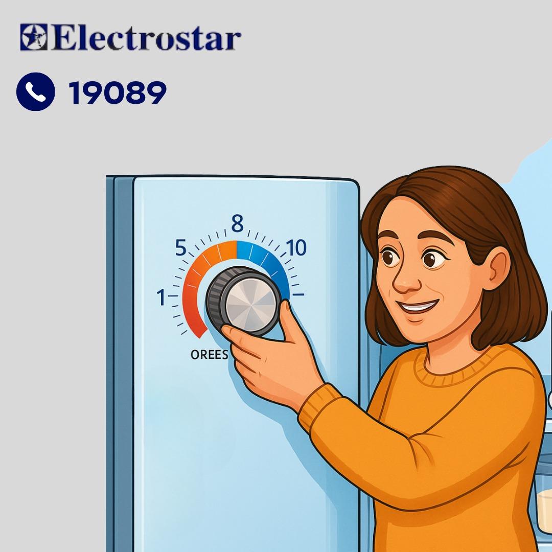 ضبط درجة حرارة الثلاجة الكتروستار والفريزر