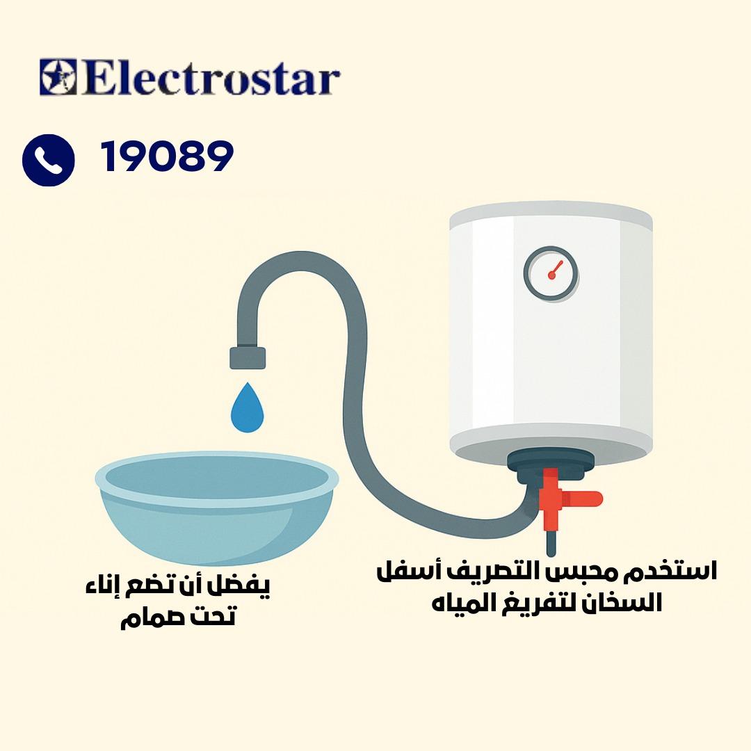 تصريف المياه بأمان